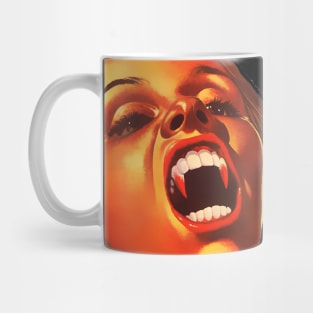 Halloween vampire woman Mug